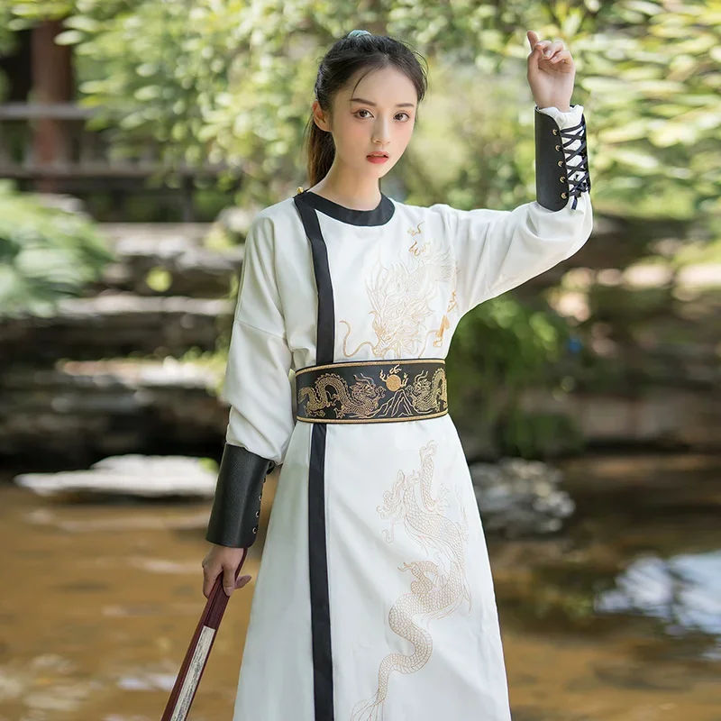 Китайский дракон ханьфу династии Тан мин современный китайский традиционный