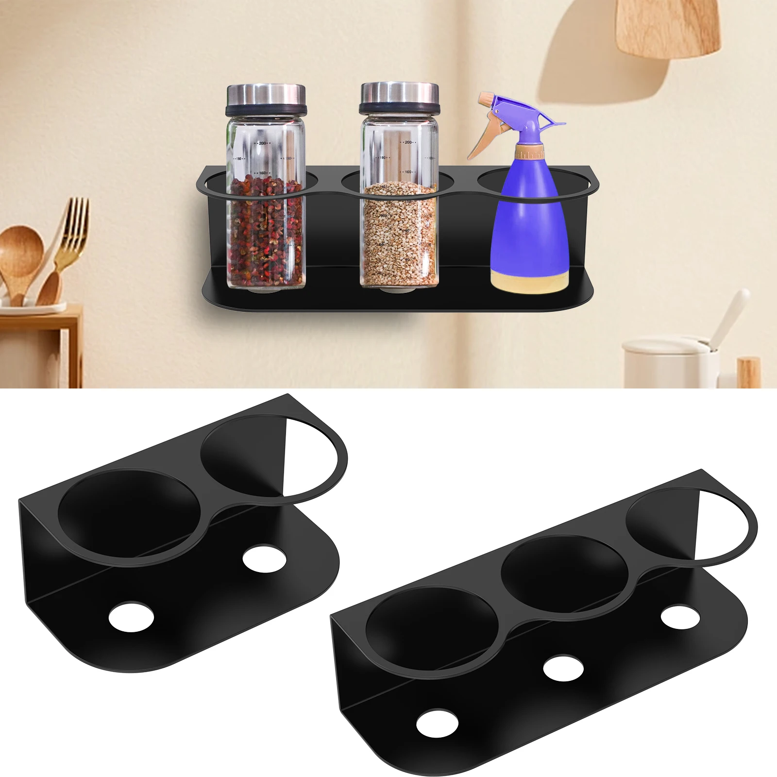 Держатель для бутылки с распылителем из нержавеющей стали 2/3 отверстиями