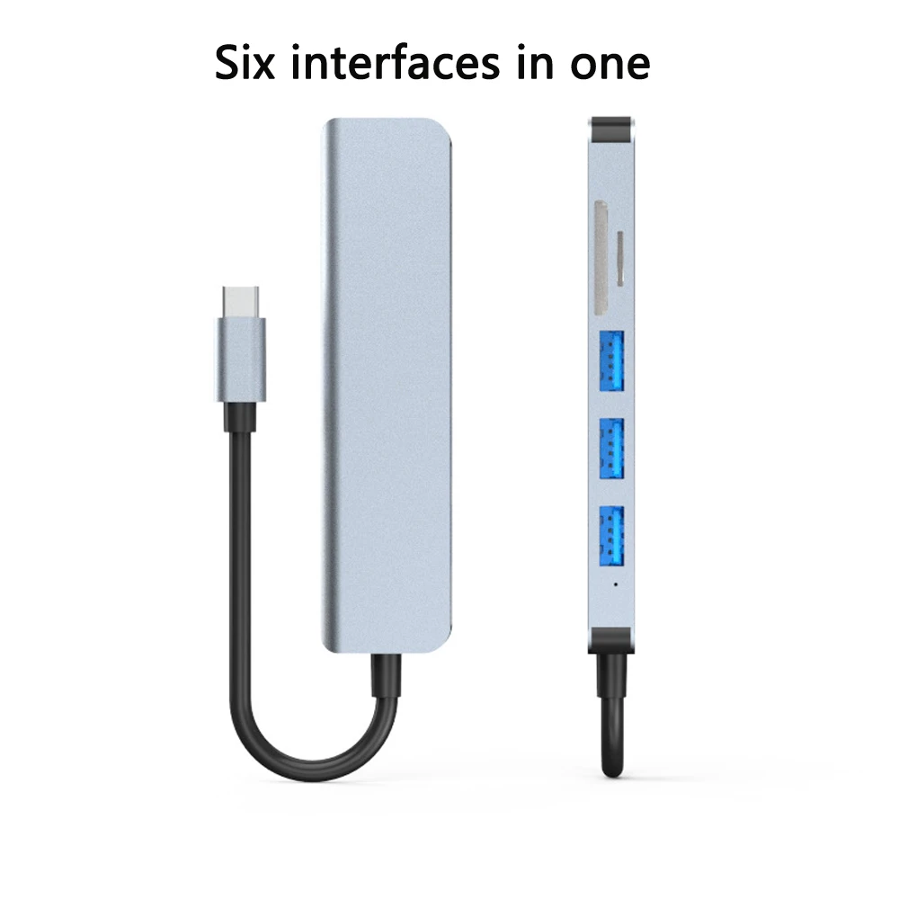 

USB-разветвитель, 6 в 1, 10 шт.