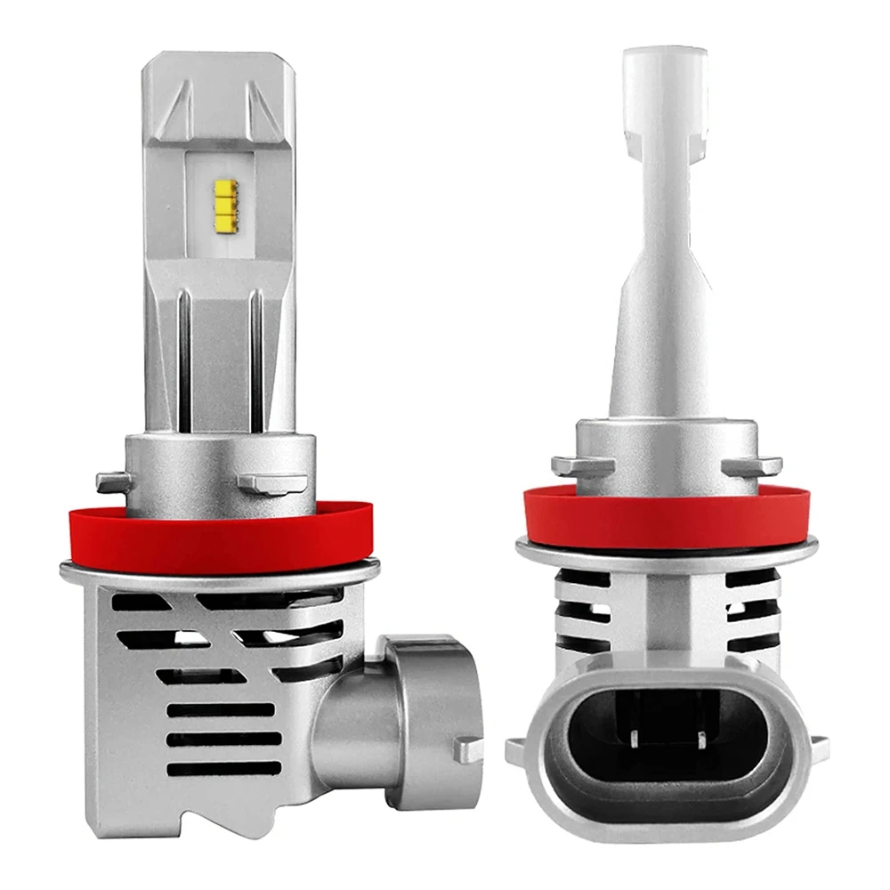 Лампы для передних фар H11 H8 H9 H16 6500 лм в комплекте K холодная белая Беспроводная