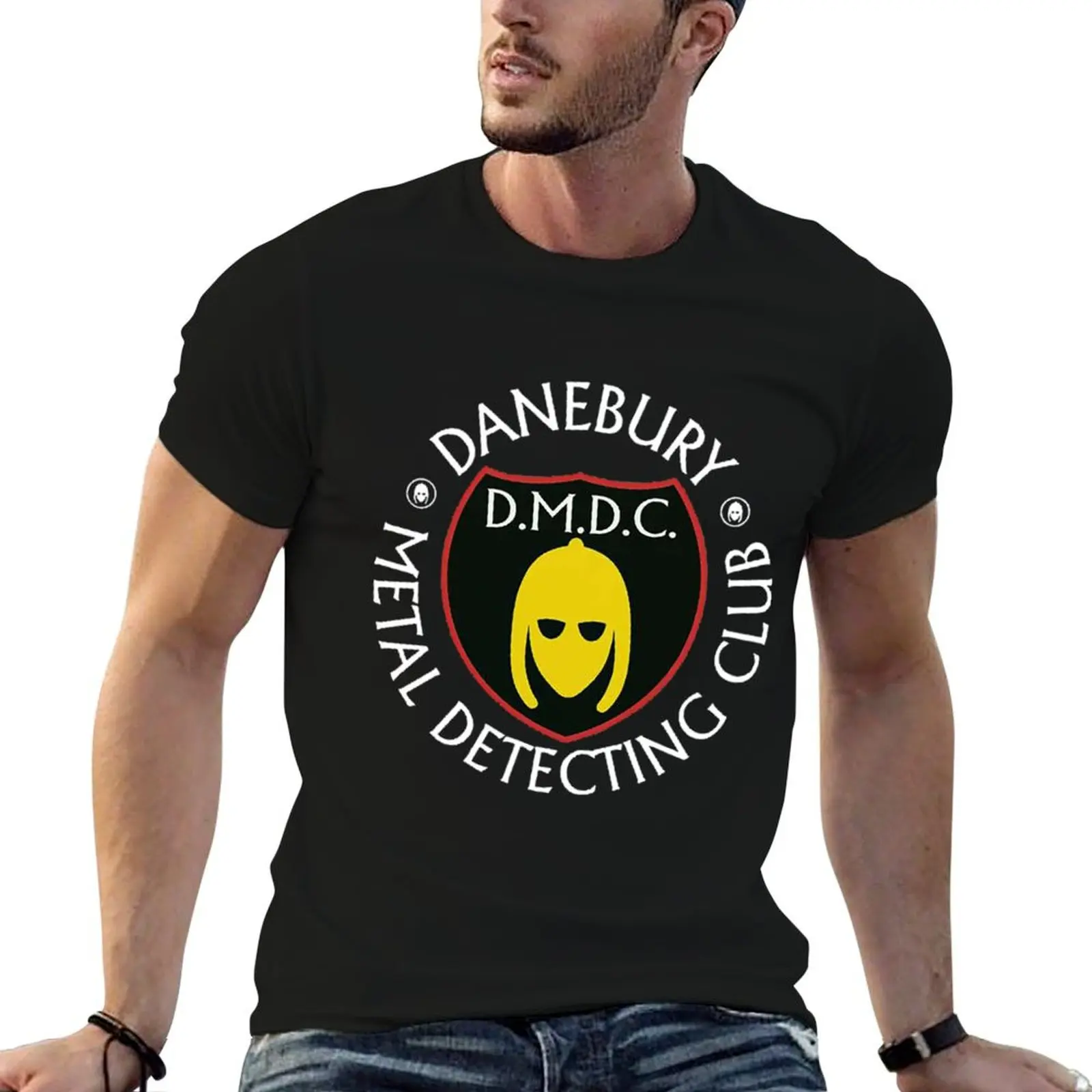 Фото Футболка клуба по поиску металлов Danebury с минималистичным художественным принтом №1