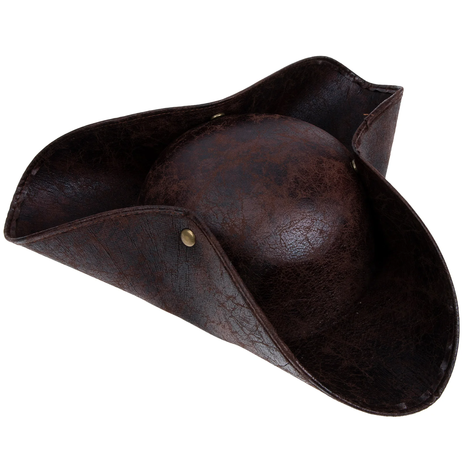 

Hat Pirate Costume Halloween Tricorn Party Cap Cosplay Captain Kids Proptri Tricorne Corner Novelty Funny Child Buccaneer