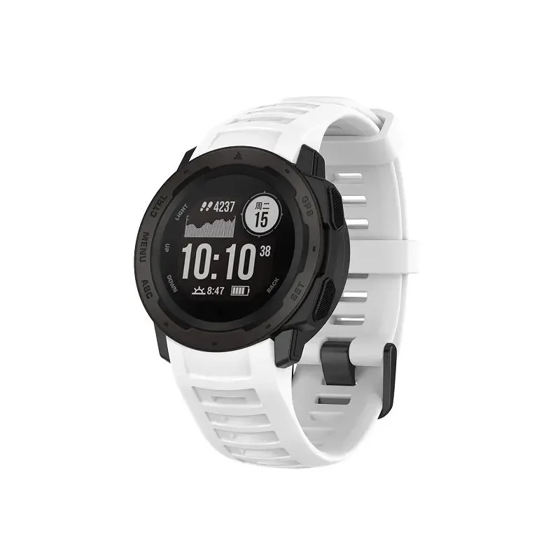 Фото Силиконовый ремешок для Garmin Instinct 2 Tide, тактические Смарт-часы, браслет на запястье, спортивный браслет, аксессуары для смарт-часов №5