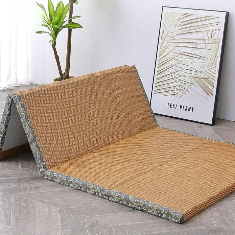 Складной напольный матрас дышащий с татами японский кокосовой пальмой удобный