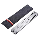 Охлаждающая стойка 11-17 дюймов, складная, из алюминиевого сплава, с регулируемым углом наклона, портативная, офисная, универсальная, нескользящая, подставка для ноутбука