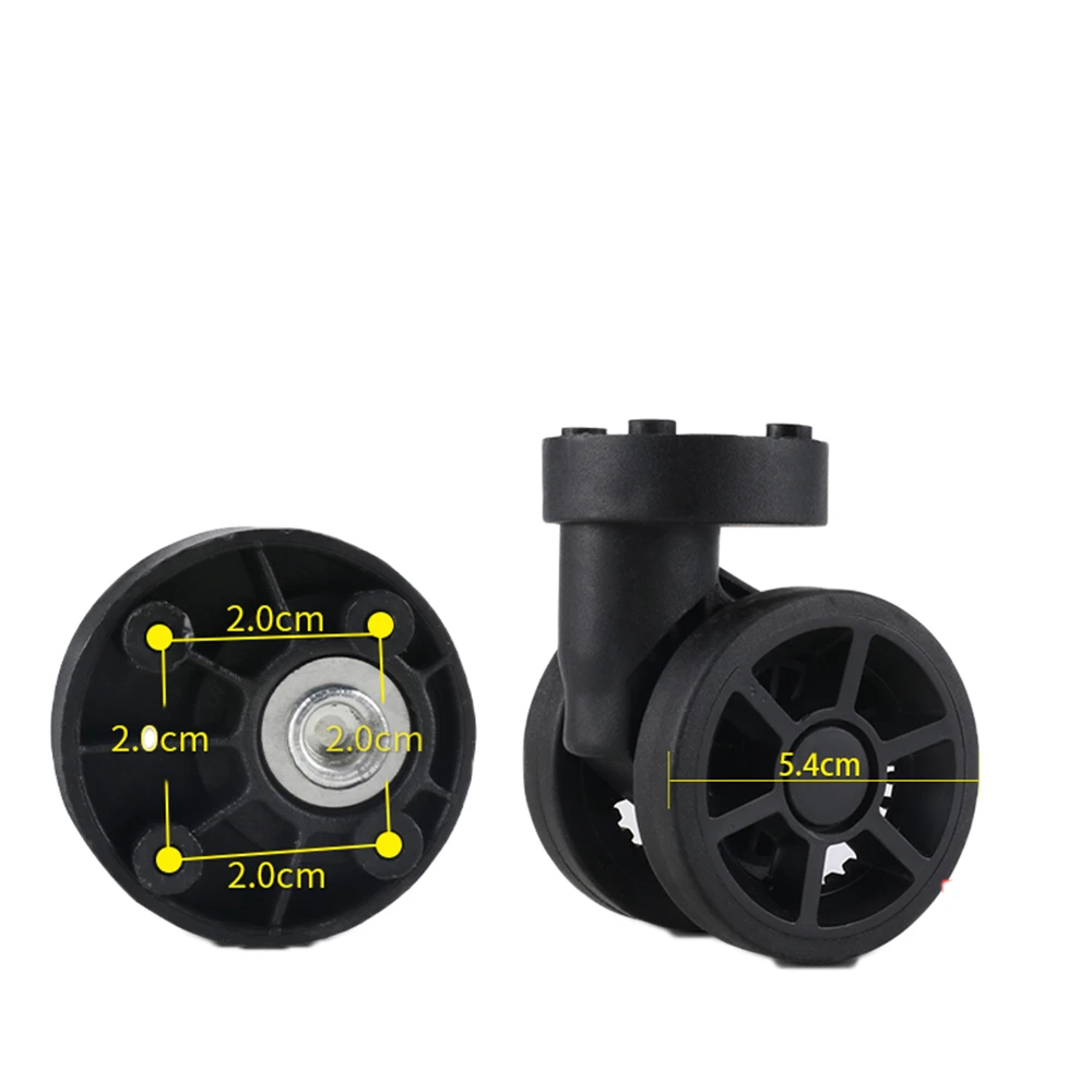 

W384 Suitcase Replacement Wheel Registration Suitcase Silent Wheel Wear-Resistant And Durable Luggage Accessories 20 26 Inches