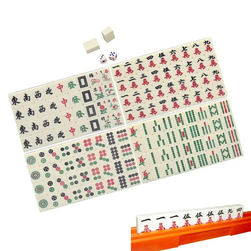 

Игровой набор для семейной сборки путешественника с 144 деталями, 2 кости, 1 коробка для хранения