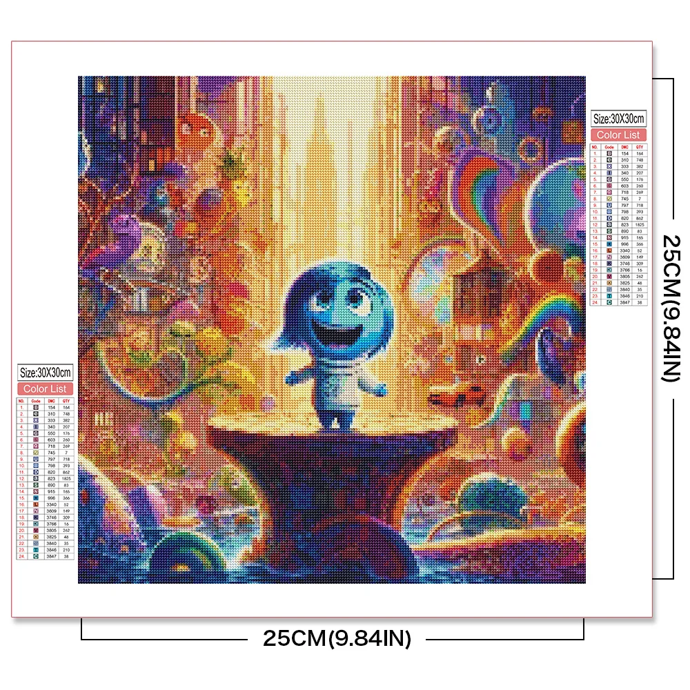 Полноразмерный Набор Алмазной Живописи На Тему Диснея Мультяшная Вышивка