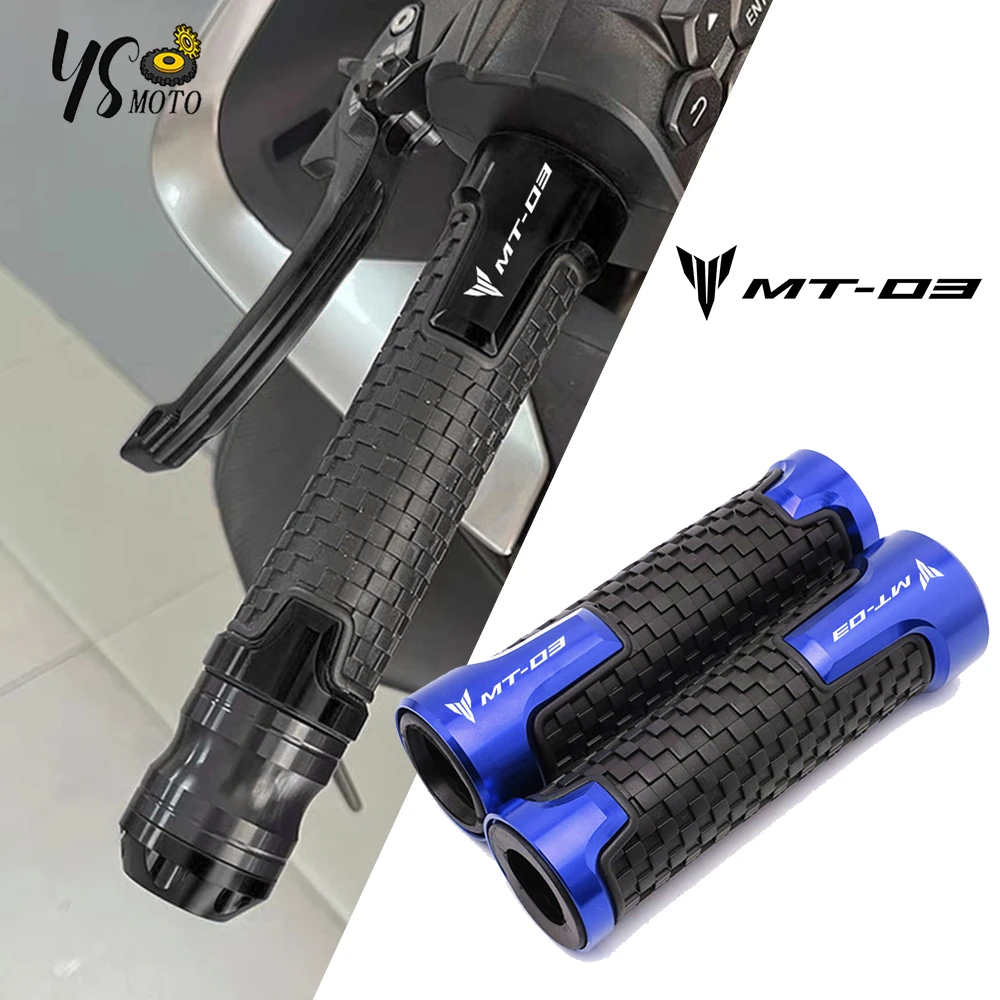 

Для Yamaha MT-03 MT03 MT 03 2016-2023 2022 7/8 "22 мм аксессуары для мотоциклов CNC алюминиевая резиновая ручка Руль рукоятки