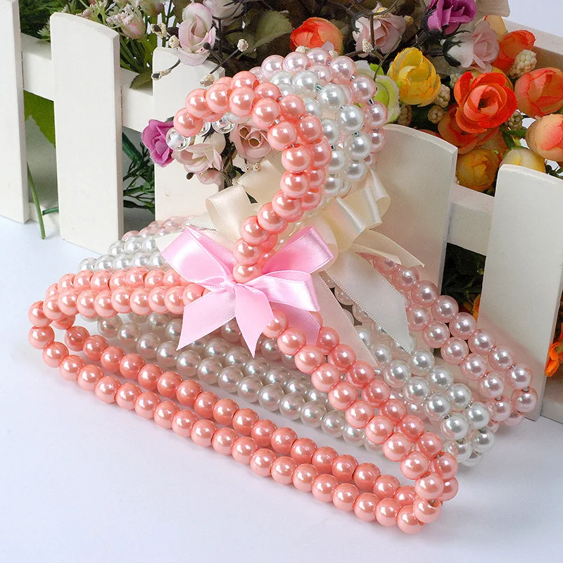 

Dog Clothes Girl Heart Pearl Hanger Shelf Cat Clothes Pet Supplies Hanger Dog Accessories for Small Dogs Pets Accessories