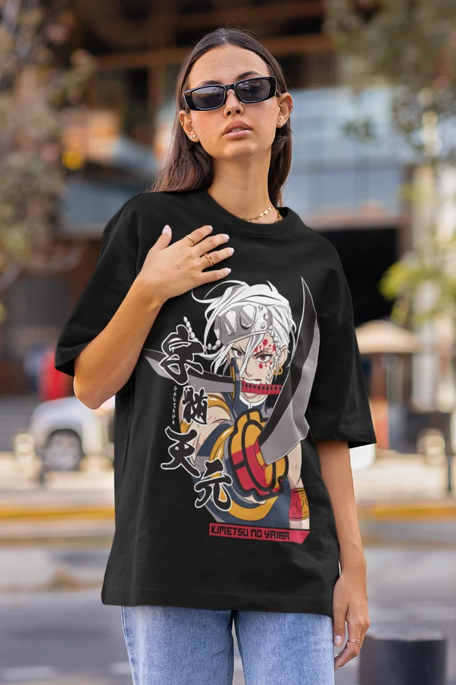 Футболка Uzui Tengen аниме рассекающий демонов киметасу No Yaiba все размеры