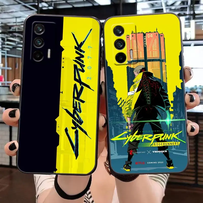 

Funda Coque Case for Realme 5 6 7 7i 8 8i 9 C1 C2 C3 C21 C25 C15 C12 XT GT C35 Neo2 3 Pro TPU Case Popular Games C-Cyberpunkes-s
