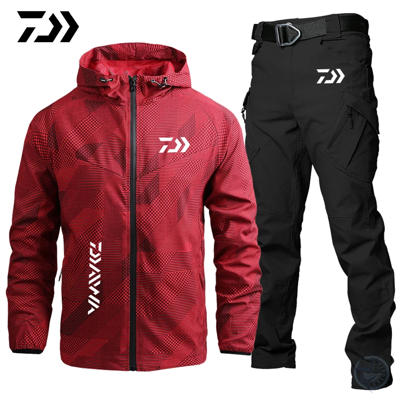 

Daiwa Men's Spring Autumn Waterproof Fishing Clothes Windproof High Quality Mountaineering Fishing Suits Outdoor Cycling Jacket