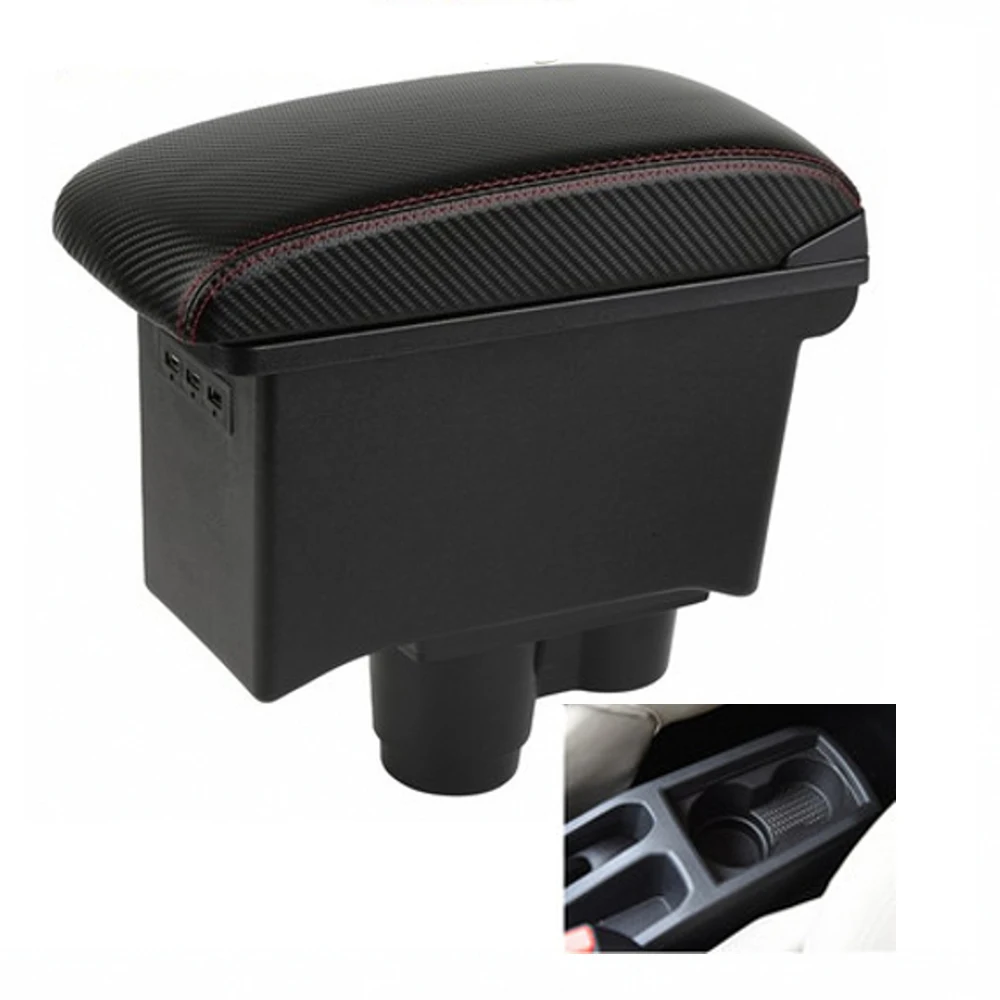 

For Dacia Duster II 2 Armrest Box Retrofit Parts Center Console Special Storage Space Car Elbow Rest with USB