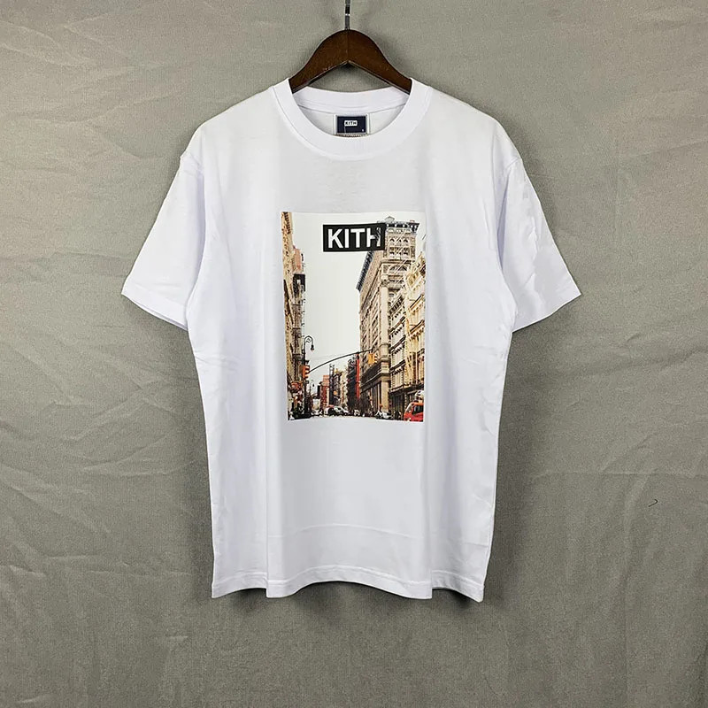 

KITH T-shirt Crew Neck Casual Men Women High Quality Kith Cotton Short Sleeves