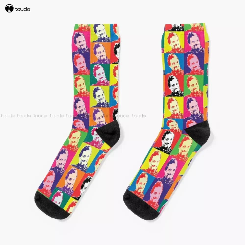 

Stephen Sondheim [Popart] Socks Personalized Custom Unisex Adult Teen Youth Socks 360° Digital Print Custom Gift Streetwear