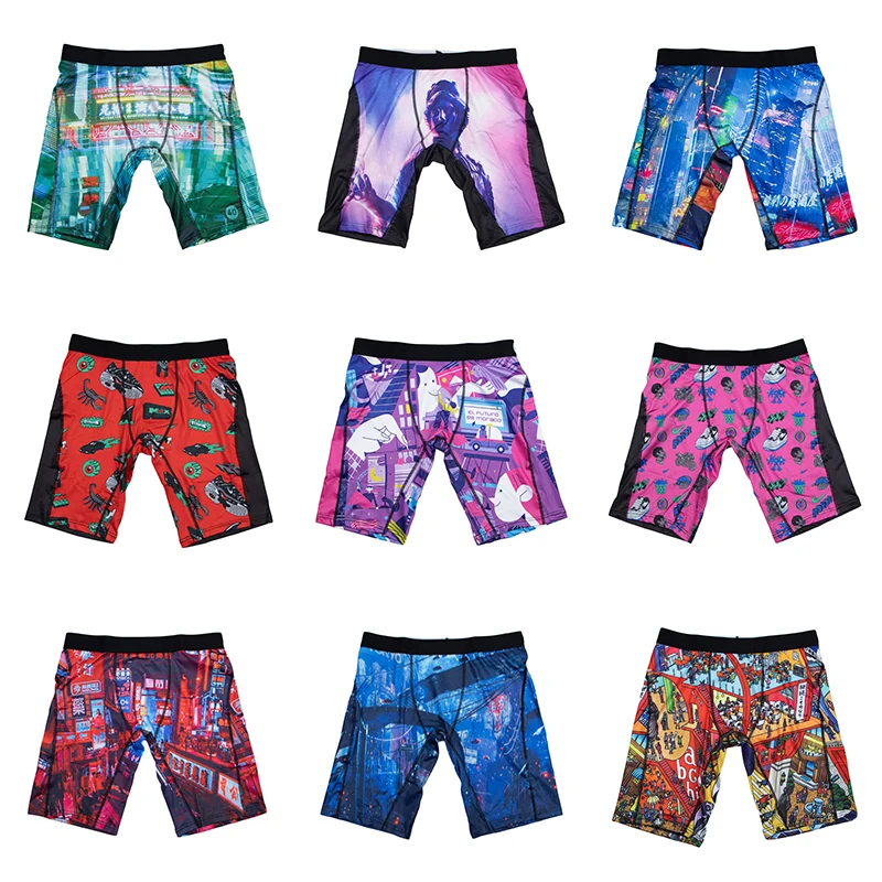 

Sexy Print Men Underwear Boxer Cueca Male Panty Lingerie Men Underpants Boxershorts Boxerbriefs Plus Size XXXL 1085-1099