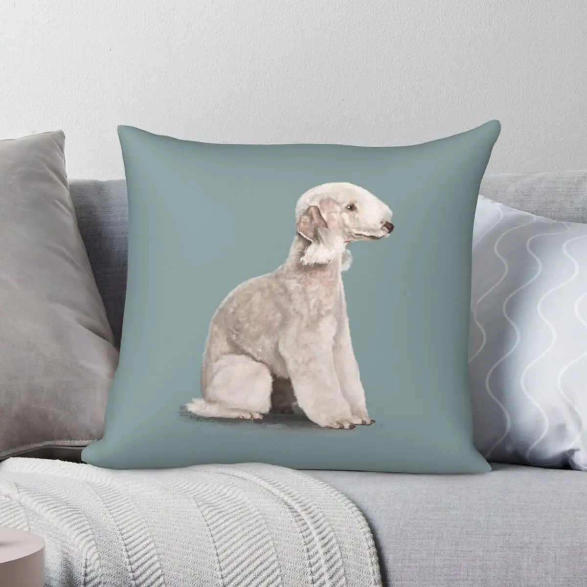 

Bedlington Terrier квадратная наволочка для подушки, детский подарок, наволочка для дивана с мультяшным принтом