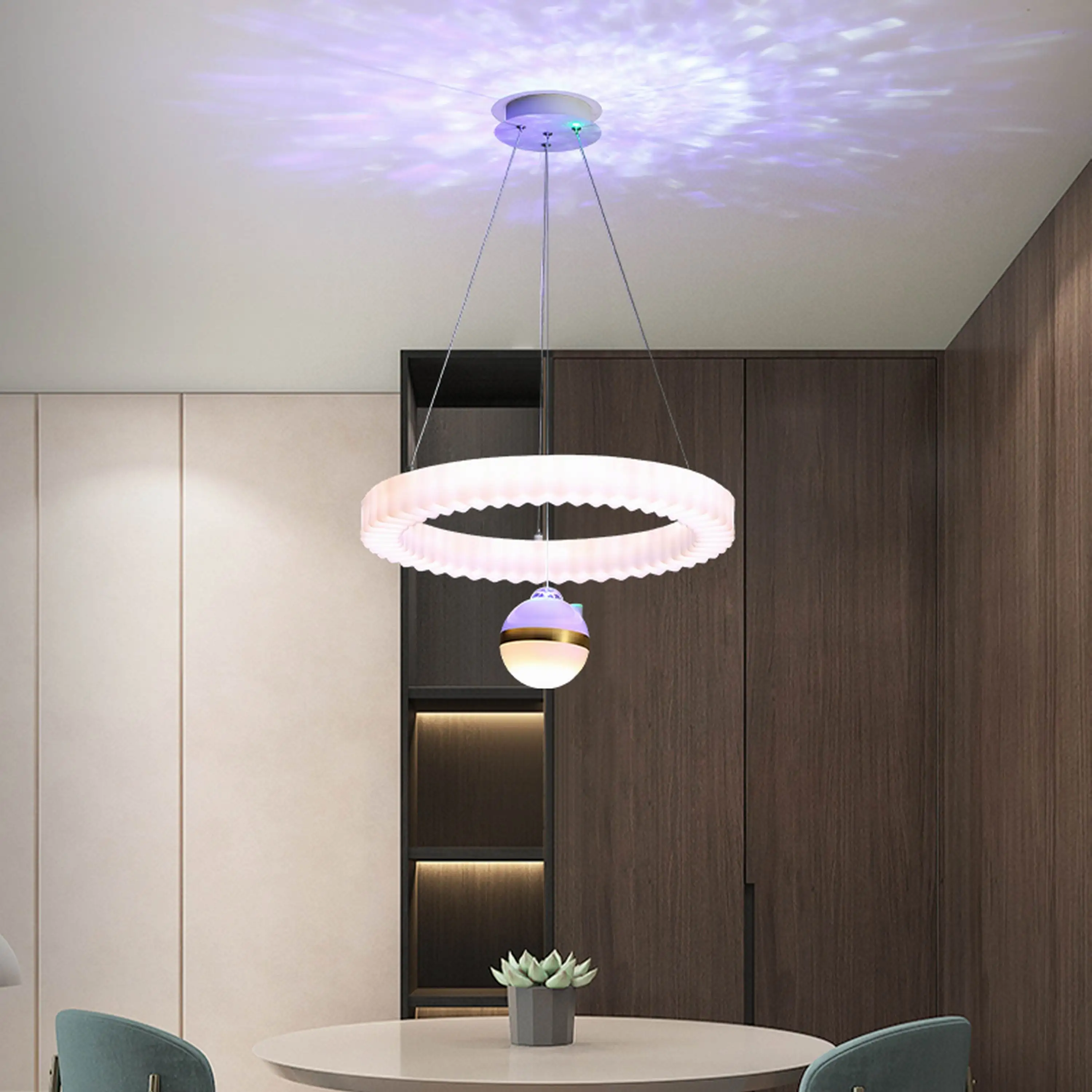 

Modern Creative Design Hotel Living Room Ceiling Hanging Lamp Lighting Round Pendant Light Led Pendant Chandelier
