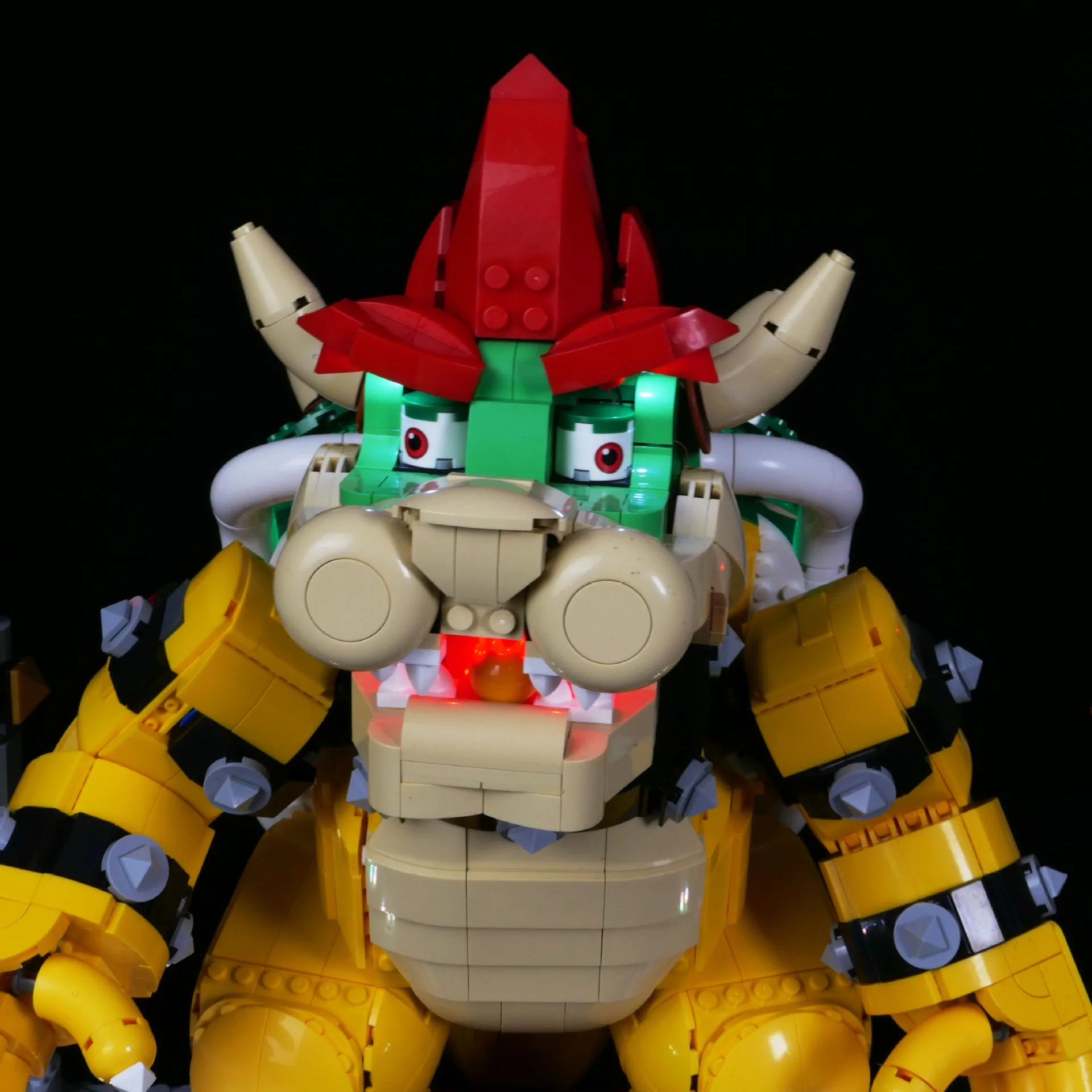 Не входит в комплект строительных блоков Φ Kit для Mighty Bowser 71411 игрушки сделай сам