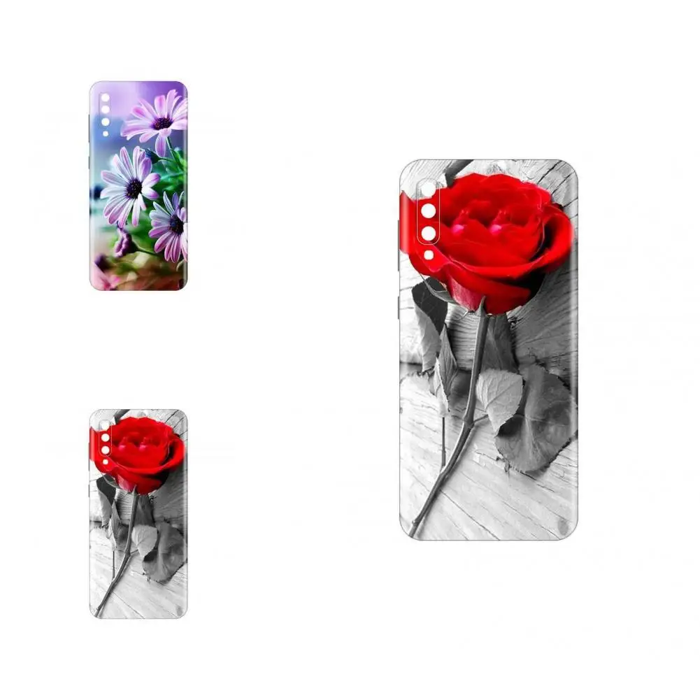 

Useful TPU Flexible Beautiful Rose Flower Pattern Phone Back Protective Case Mobile Phone Shell Phone Back Shell