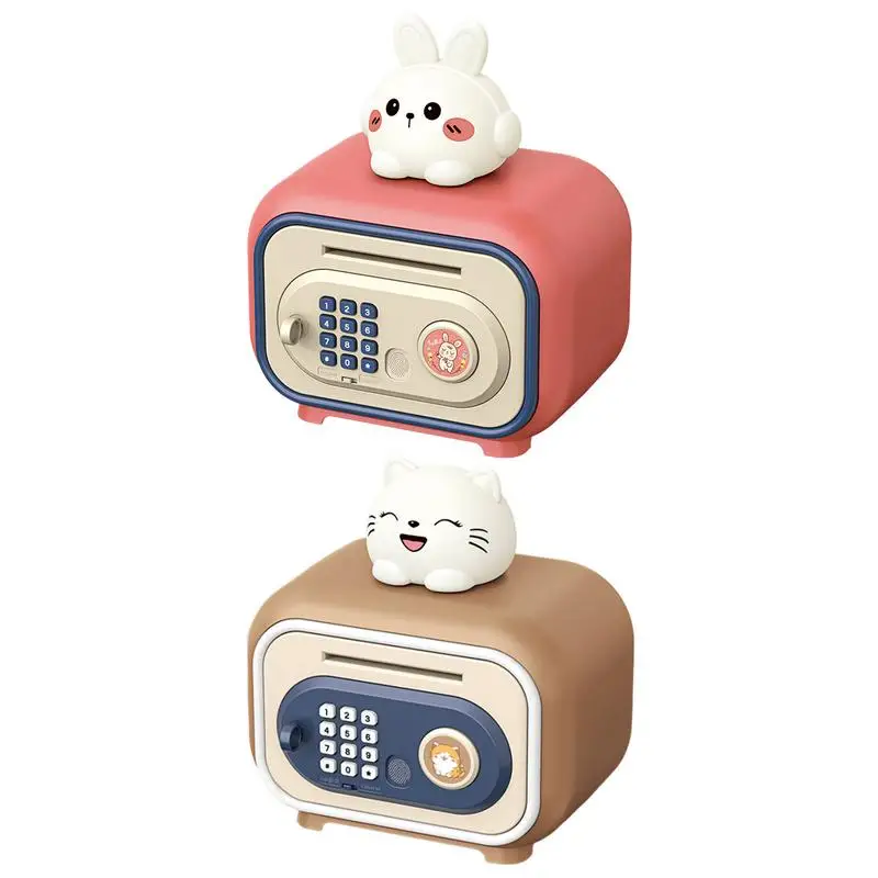 Денежный банк для детей электронный банкомат экономии монет безопасная банка