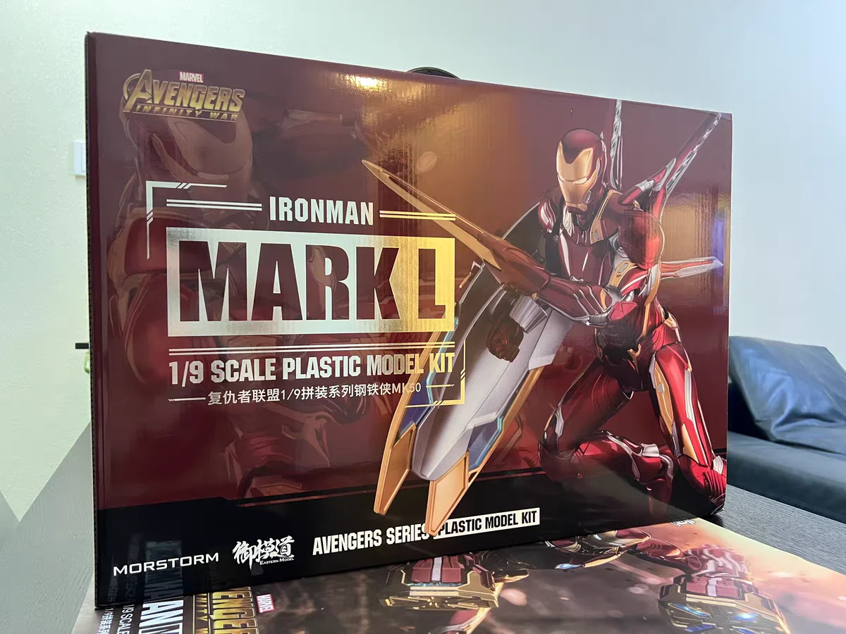 

Фигурка Marvel Железный человек Mk50 Morstorm E-model Deluxe Edition, аниме фигурка 1/9, Сборная модель, набор, фигурка, игрушки для детей, подарки