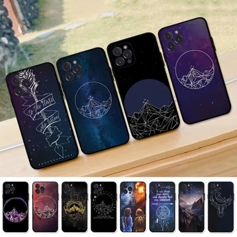 

A Court of Mist and Fury Sarah J Maas Phone Case for iPhone 13 12 Mini 11 14 Pro Max Xs X Xr 7 8 Plus 6 6s Se 2022 silicone