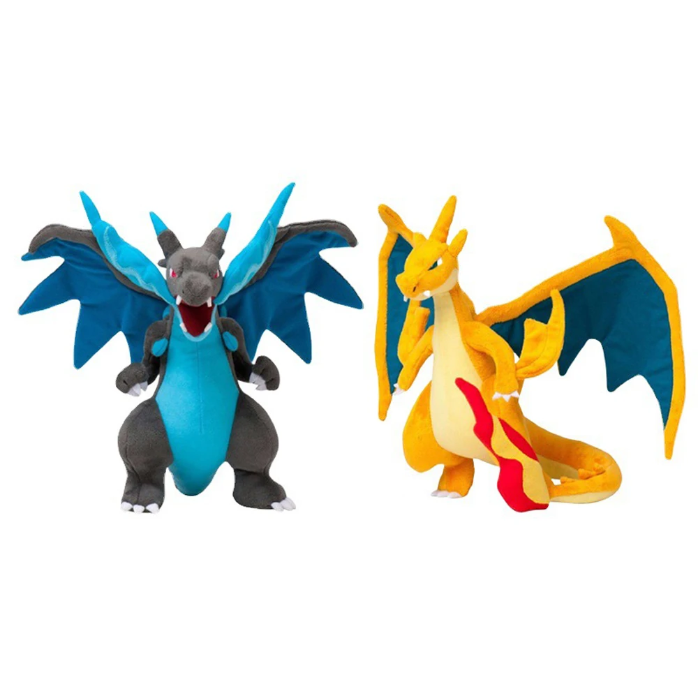 

2 стиля покемон аниме Charizard Xy Mega Evolution игрушка Чаризард животные плюшевая модель милая кукла декоративная подушка детские игрушки подарок