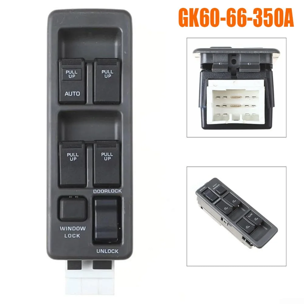 

Для Mazda 626 1988 1989 1990 1991, передний левый электрический переключатель стеклоподъемника с левым рулем, кнопка регулировки стеклоподъемника, автомобильные детали