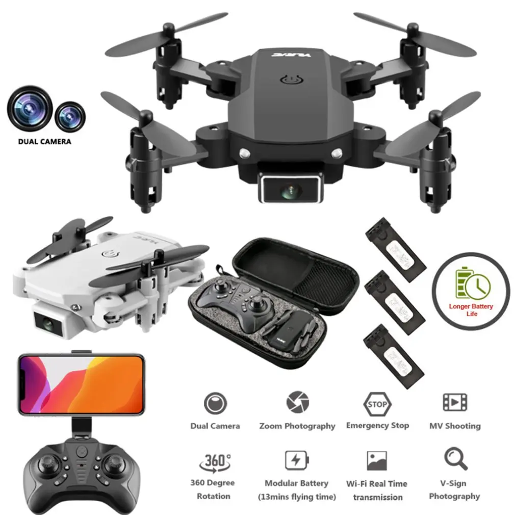 

S66 Remote Control Drone Hd Aerial Photography Professional Four-axis Aircraft Folding Aircraft Model with Bag