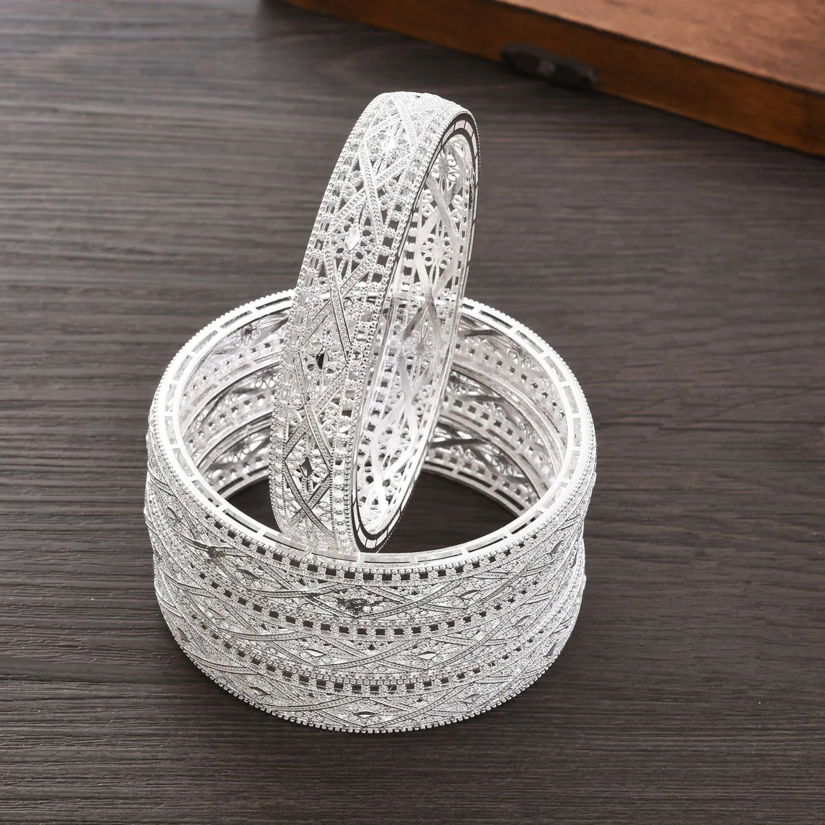 Посеребренные браслеты для женщин и мужчин свадебный браслет невесты Африка