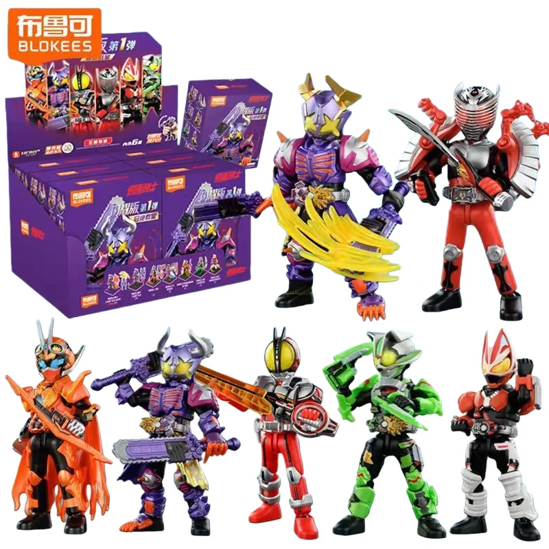 Фото Коллекционная фигурка Blokees Kamen Rider, версия Shining 1, подарочная игрушка, случайный набор, Gotchard Dragon Knight, модный подарок №2