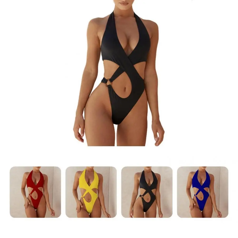 

Beachwear Chic Quick Dry Lady Swimsuit One-piece Women Swimsuit Sexy for Vacation