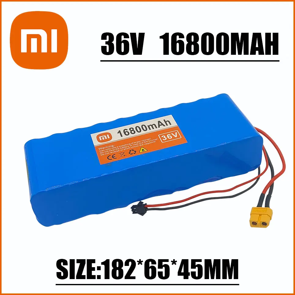 

Xiaomi New rechargeable 36V 9800MAH 16800MAH 20000MAH 10s2p battery 18650 MAH, refitted bicycle 42V electric bicycle scooter