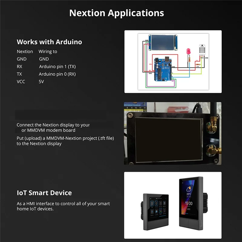 Nextion NX8048K050 5 0 дюймов Улучшенная серия HMI сенсорный дисплей Интеллектуальный USART UART