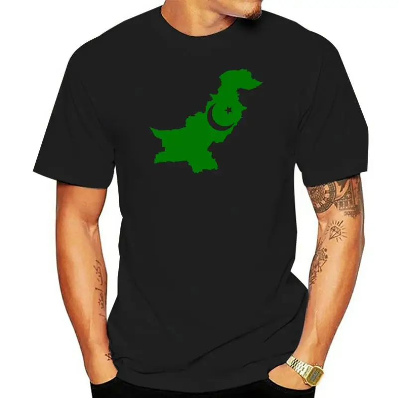 

Pakistan Flag Map Unisex T-Shirt Outdoor Wear Tee Shirt