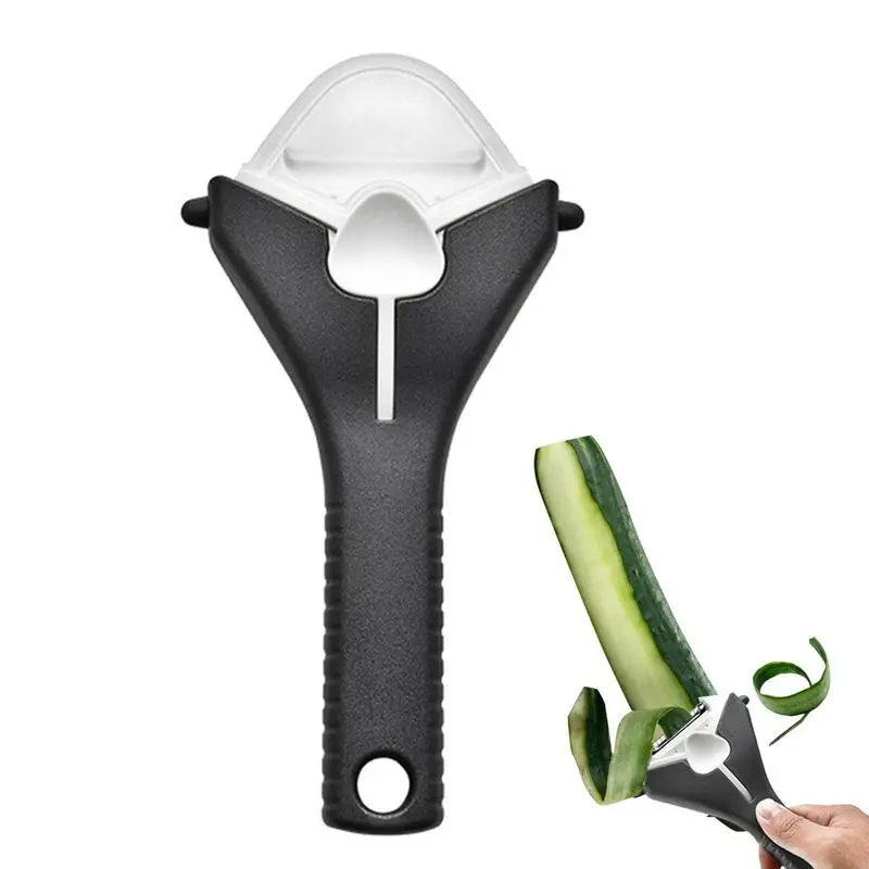 

Овощечистка для овощей 3 в 1, Овощечистка для овощей с вращающейся головкой из нержавеющей стали, Овощечистка для картофеля с ручкой для приготовления пищи