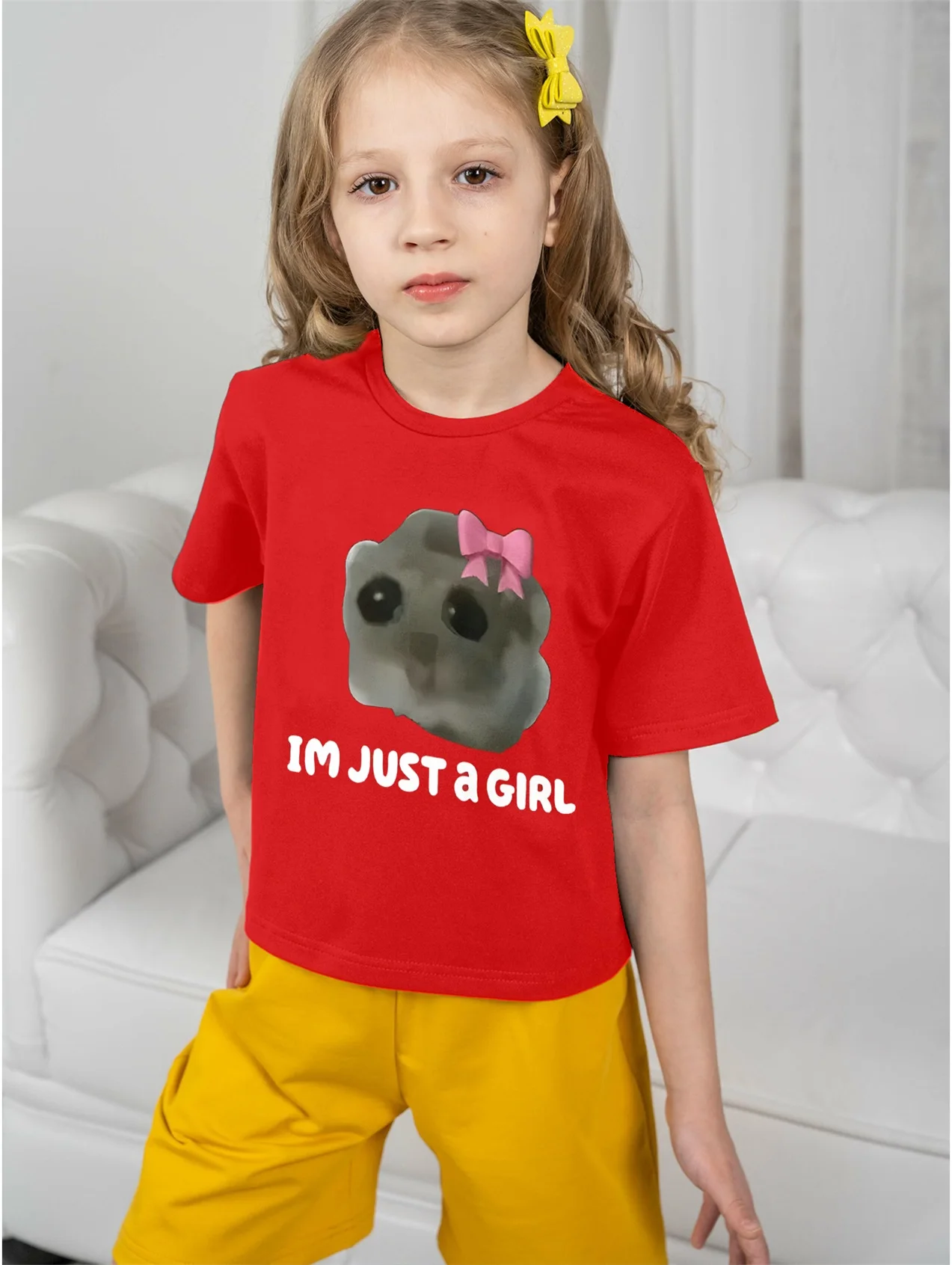 Футбольная рубашка с абстрактным рисунком кошачьего лица для девочек 5–14 лет