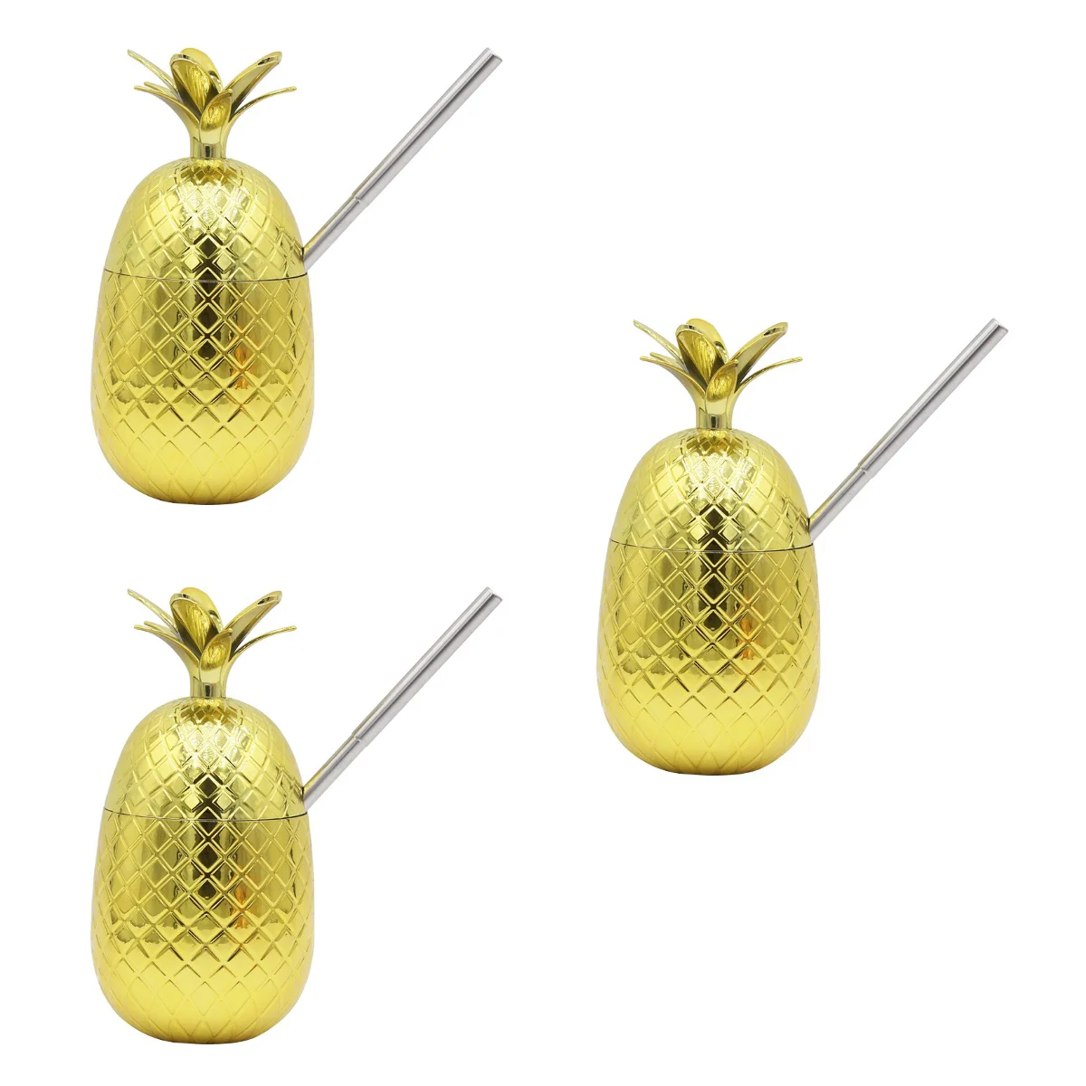 

Чашки с ананасом, чашка Mugcopper, кружки для напитков, пиввечерние, коктейлей, гавайский бокал, кофейная Новинка, тумбы для десертов из нержавею...