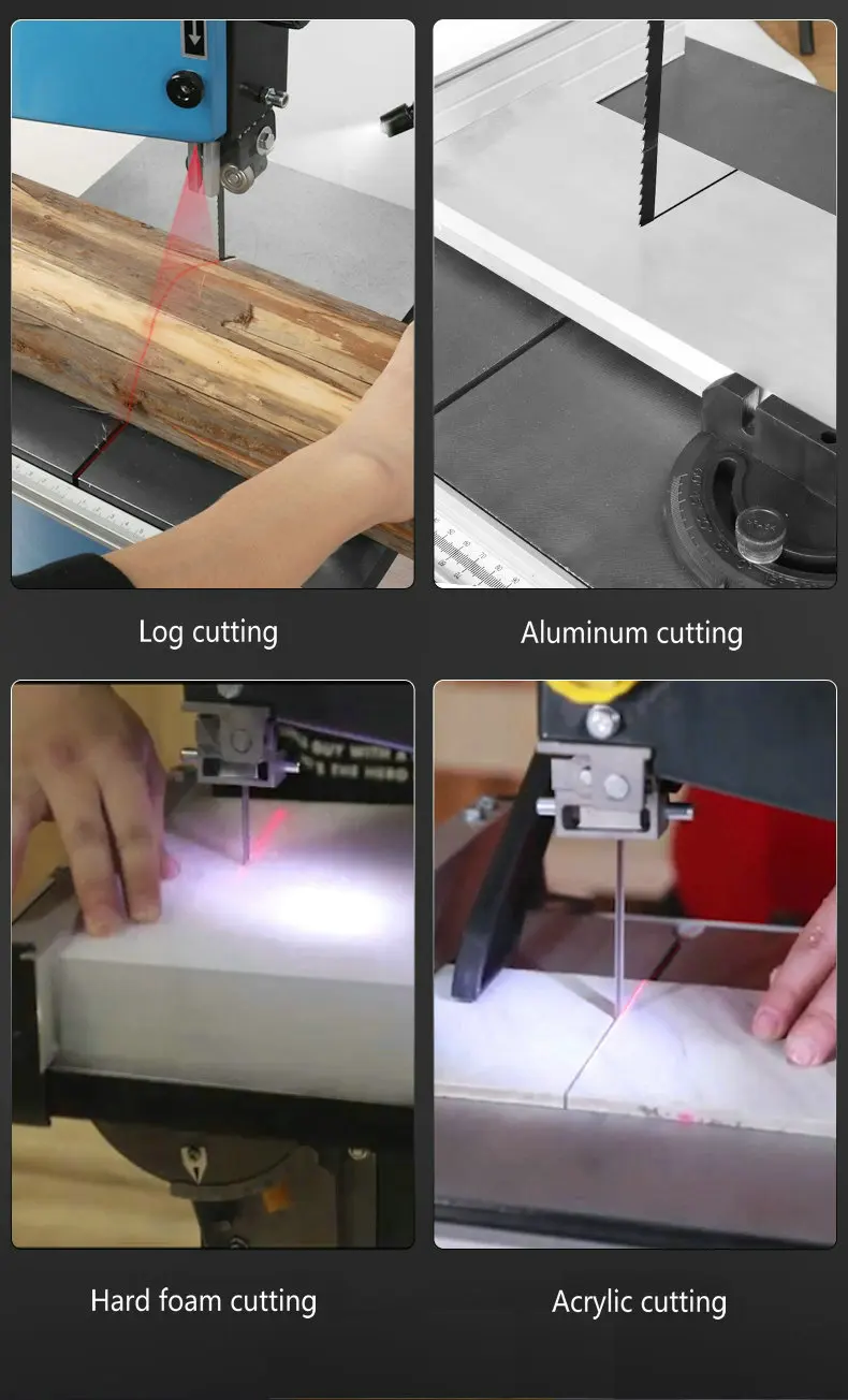 Ленточная пила 8 дюймов/9 дюймов проволочный пильный станок деревообрабатывающая