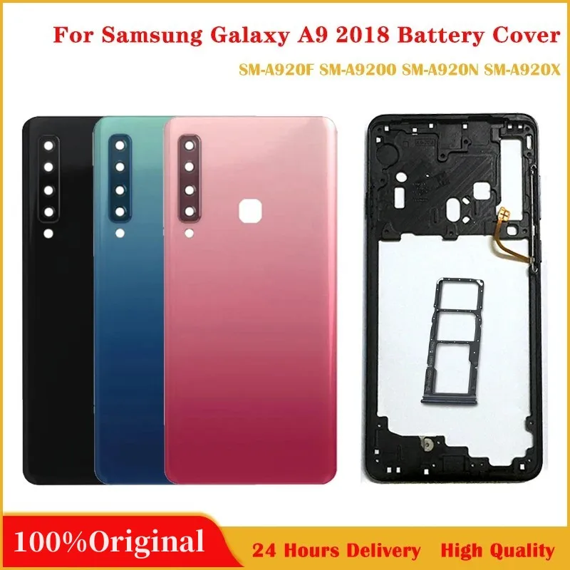 Задняя крышка батарейного отсека для Samsung Galaxy A9 2018 A920F