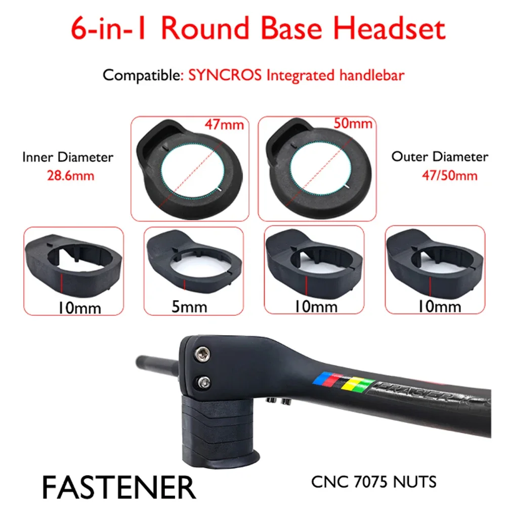 Интегрированный руль Syncros для MTB углеродное волокно чемпионов одной формы детали