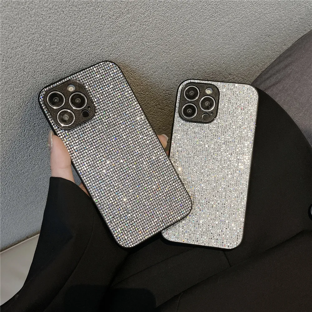 

Lovebay Luxury Rhinestones Glitter Phone Case For iPhone 14 13 12 11 Pro Max XR XS 7 8 14 Plus Shniy Diamond Soft Silicone Cover