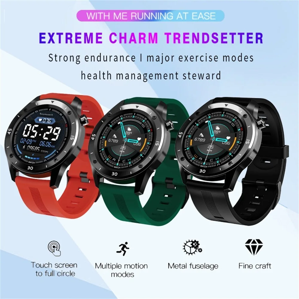 

New Sport Smart Watch Men Male Smartwatch Electronics Smart Clock For Android IOS Fitness Tracker Full Touch Round Smart-watch