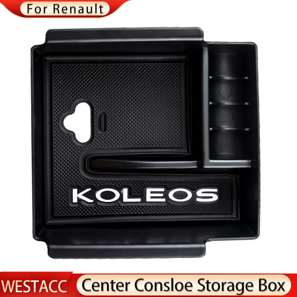 

Car Central Armrest Box Storage Arm Rest Boxes for Renault Koleos Samsung QM6 2016 - 2021 Container Organizer Accessories
