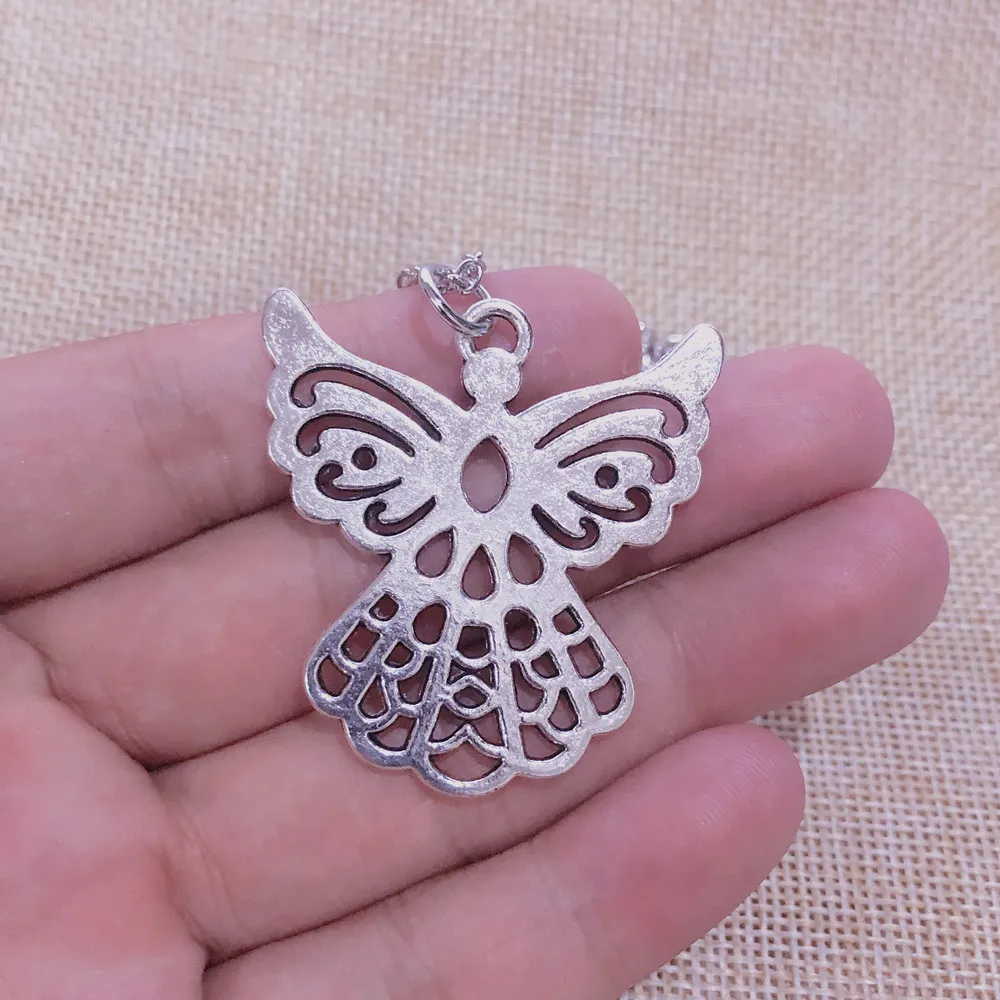

DIY Handmade Angel Character Angel Guardian Angel Elf Pendant Necklace