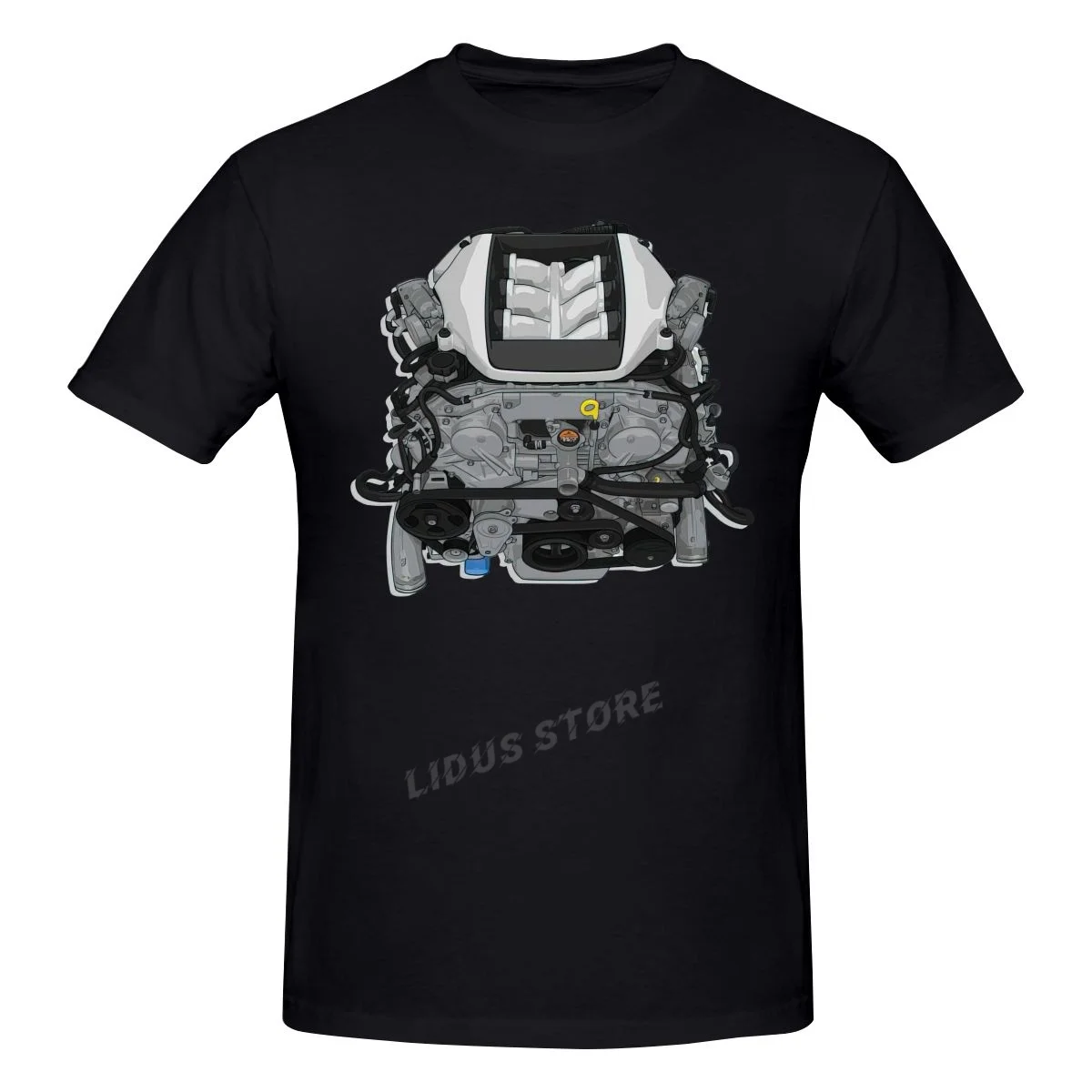 

Gtr VR38 Toyota VR38 Engine T shirt Harajuku Streetwear 100% Cotton Graphics Tshirt Brands Tee Tops