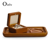oirlv new solid wood jewelry display tray jewelry organizer for ringbraceletpendantnecklace display plate jewelry exhibitors