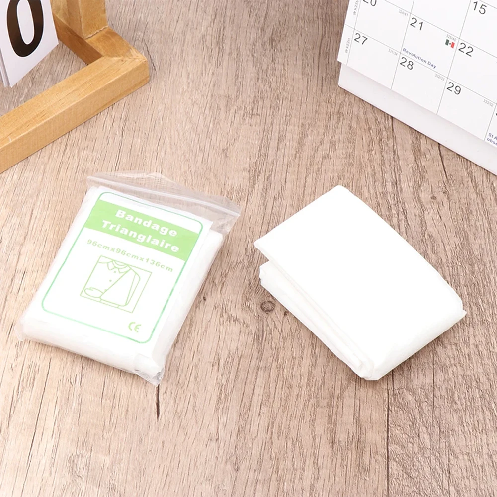 5 шт. медицинский треугольный бинт фиксация перелома аварийная повязка марлевая